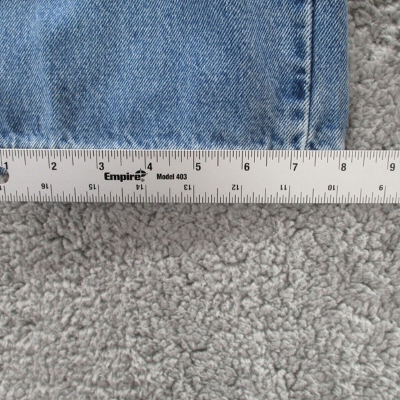 Vintage Levi's 505 Jeans Men's 36x30 Regular Fit Straight Leg Light Wash 90s - Picture 10 of 13